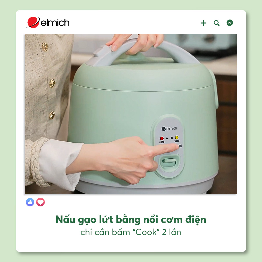 Nấu Gạo Lứt Bằng Nồi Cơm điện