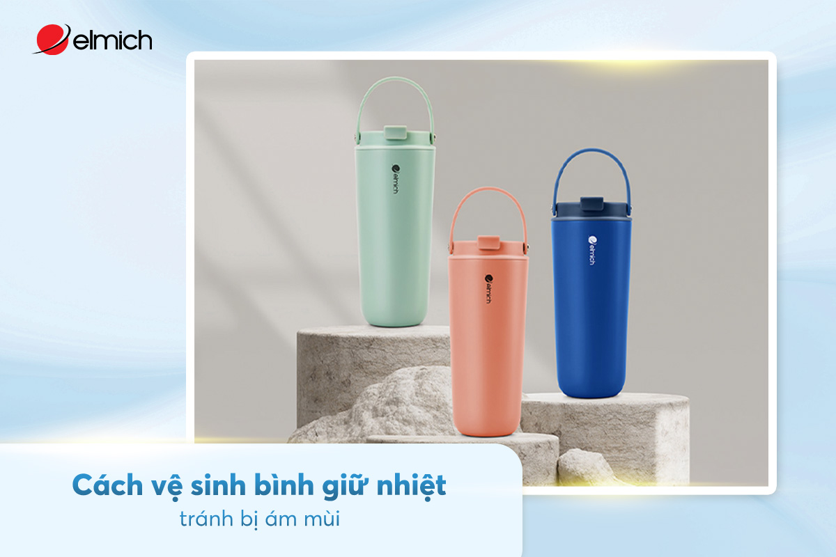 Cách vệ sinh bình giữ nhiệt tránh bị ám mùi
