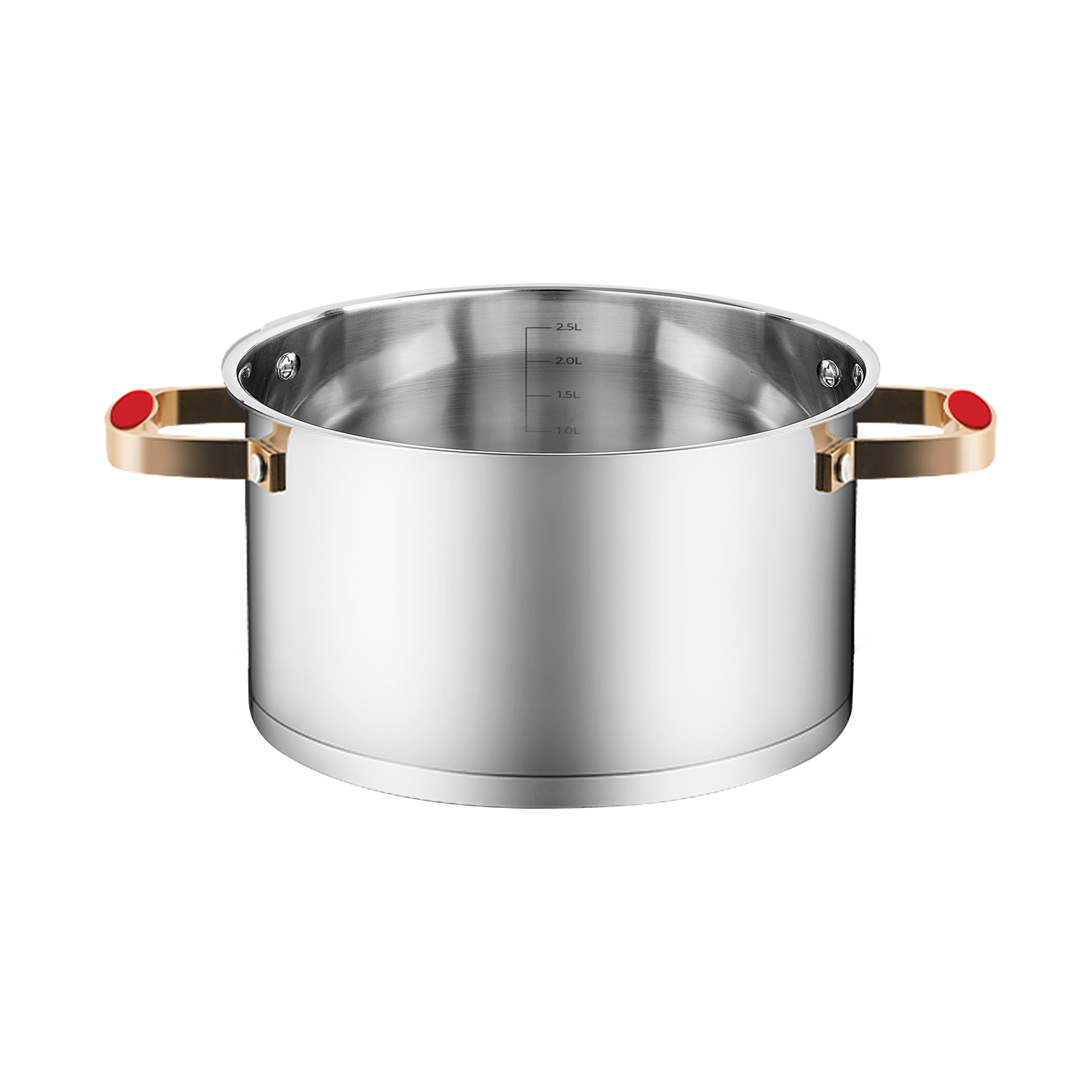 Nồi inox 304 đáy 5 lớp Elmich Red Velvet EL-2505 size 16cm