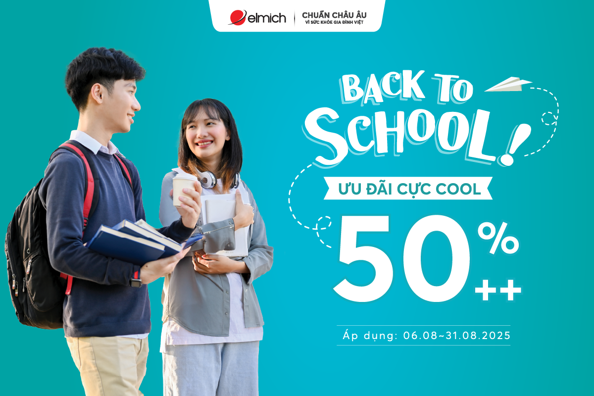 [Showroom Elmich toàn quốc] BACK TO SHCOOL – ƯU ĐÃI CỰC COOL