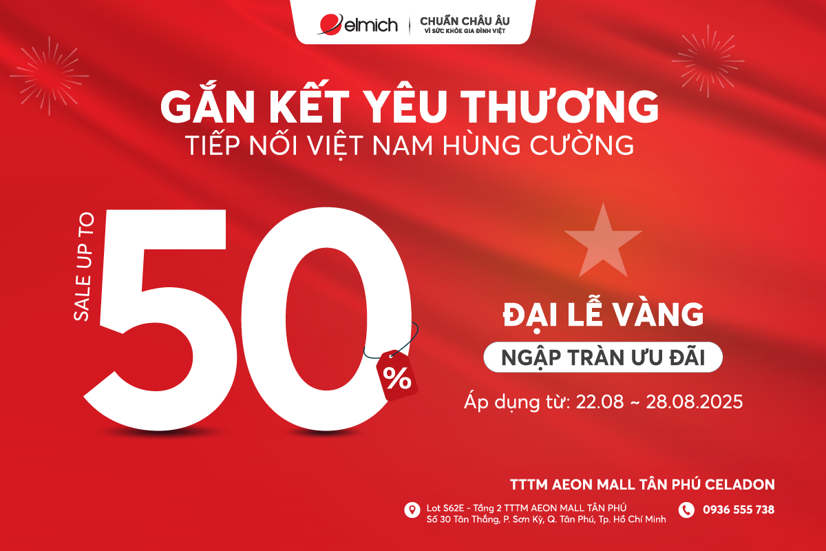 [Elmich x Aeon Mall Tân Phú Celadon] Gắn kết yêu thương – Tiếp nối Việt Nam hùng cường