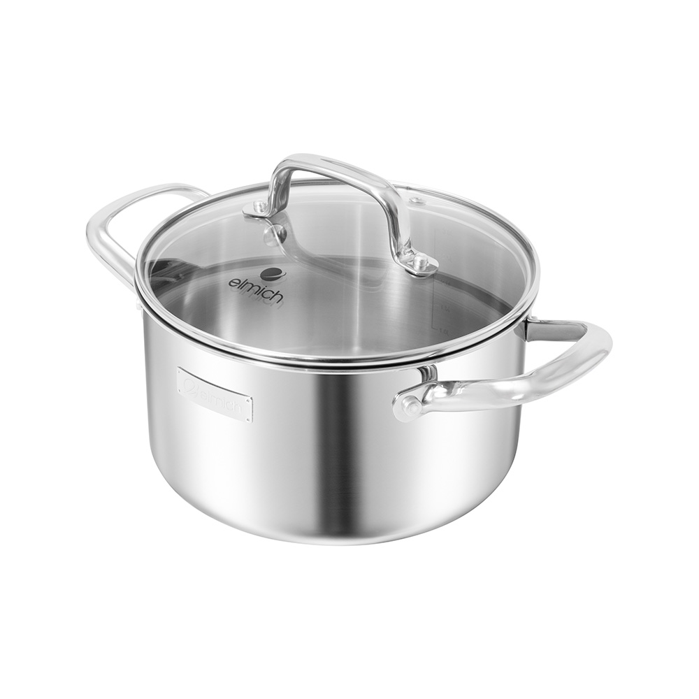 Nồi inox liền khối Elmich Trimax Napoli EL2538IN28 size 28cm