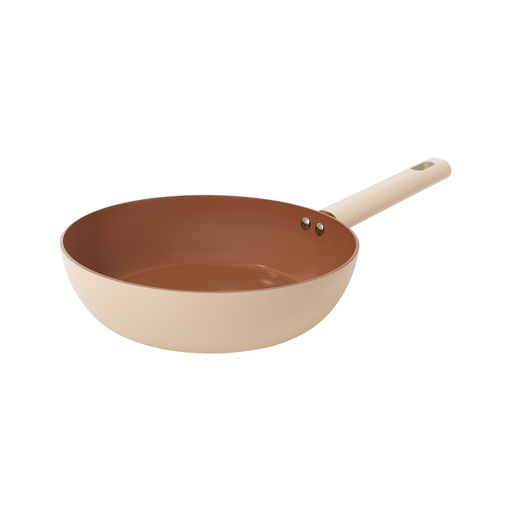 Chảo chống dính Ceramic Elmich Mocha EL5982MC24 Size 24cm