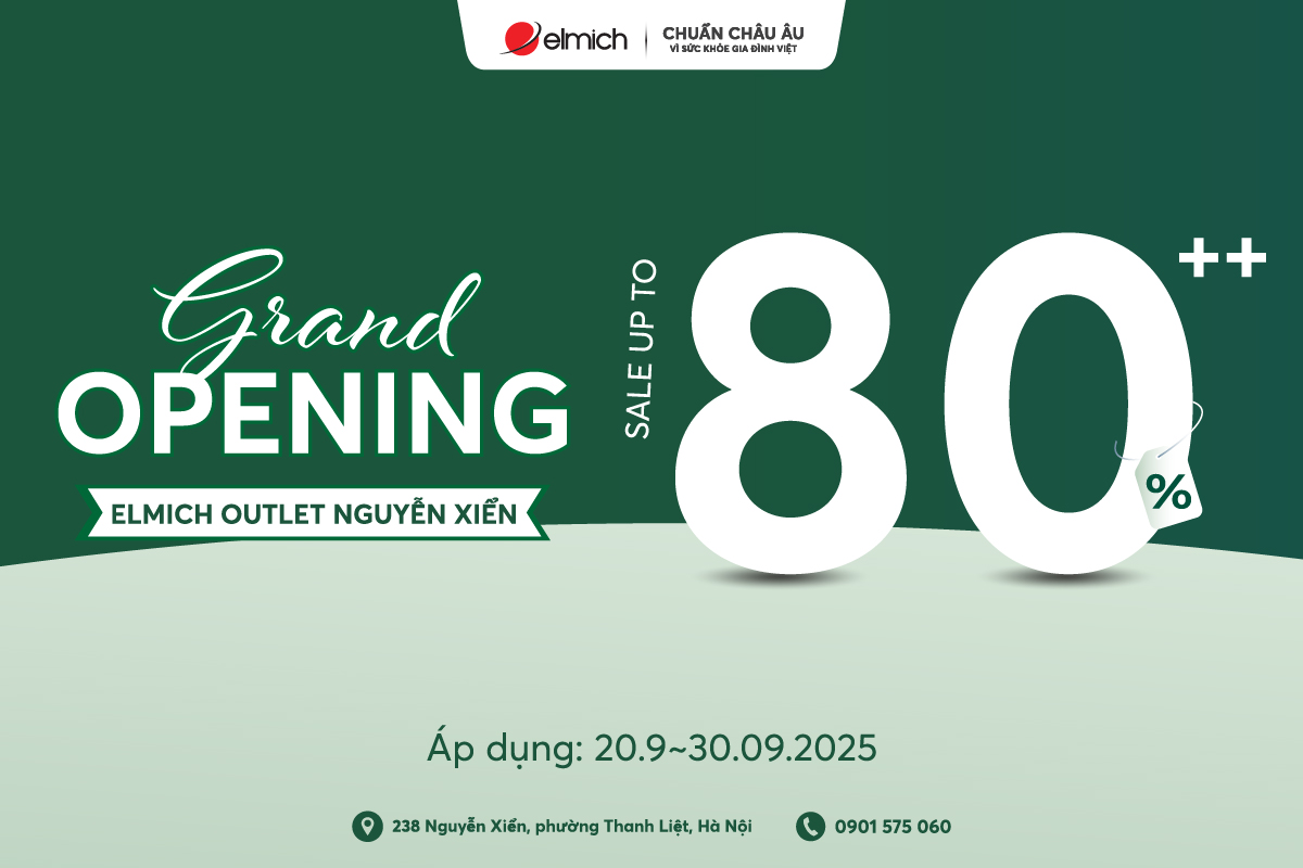 [ELMICH OUTLET NGUYỄN XIỂN] Đại tiệc khai trương – Giá cực chất