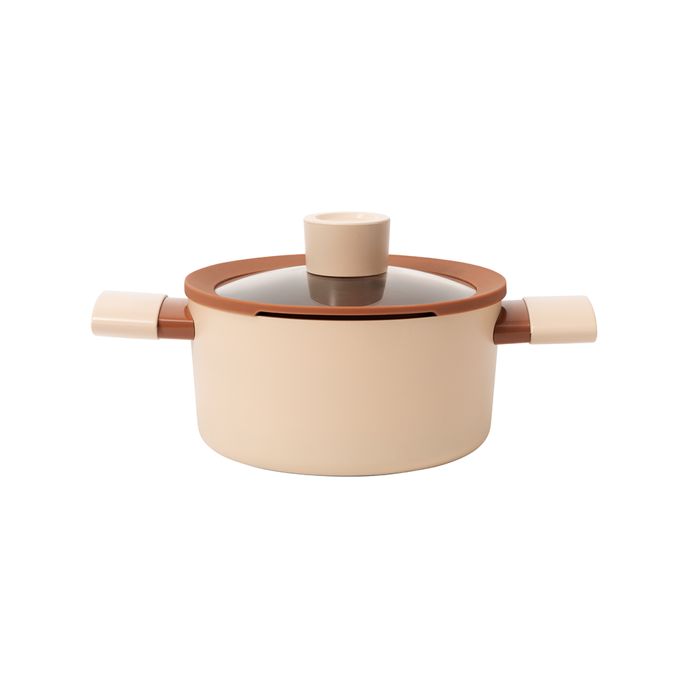 Nồi chống dính Ceramic Elmich Mocha EL5539MC18 Size 18cm