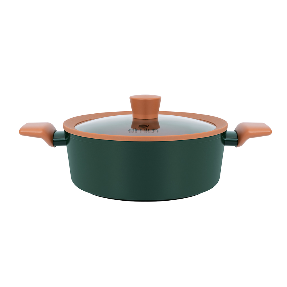 Nồi chống dính ceramic Elmich Harmony EL5540PT24 Size 24cm