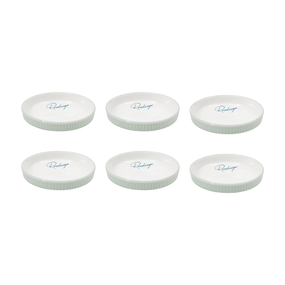 Bộ 6 đĩa chấm tròn Elmich RoseDesign EL0261PG
