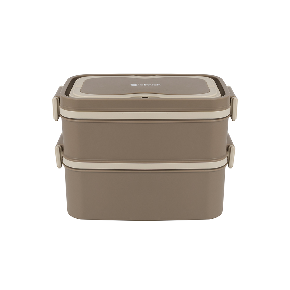 Hộp cơm 2 tầng inox 304 Elmich EL1317 dung tích 1.3L
