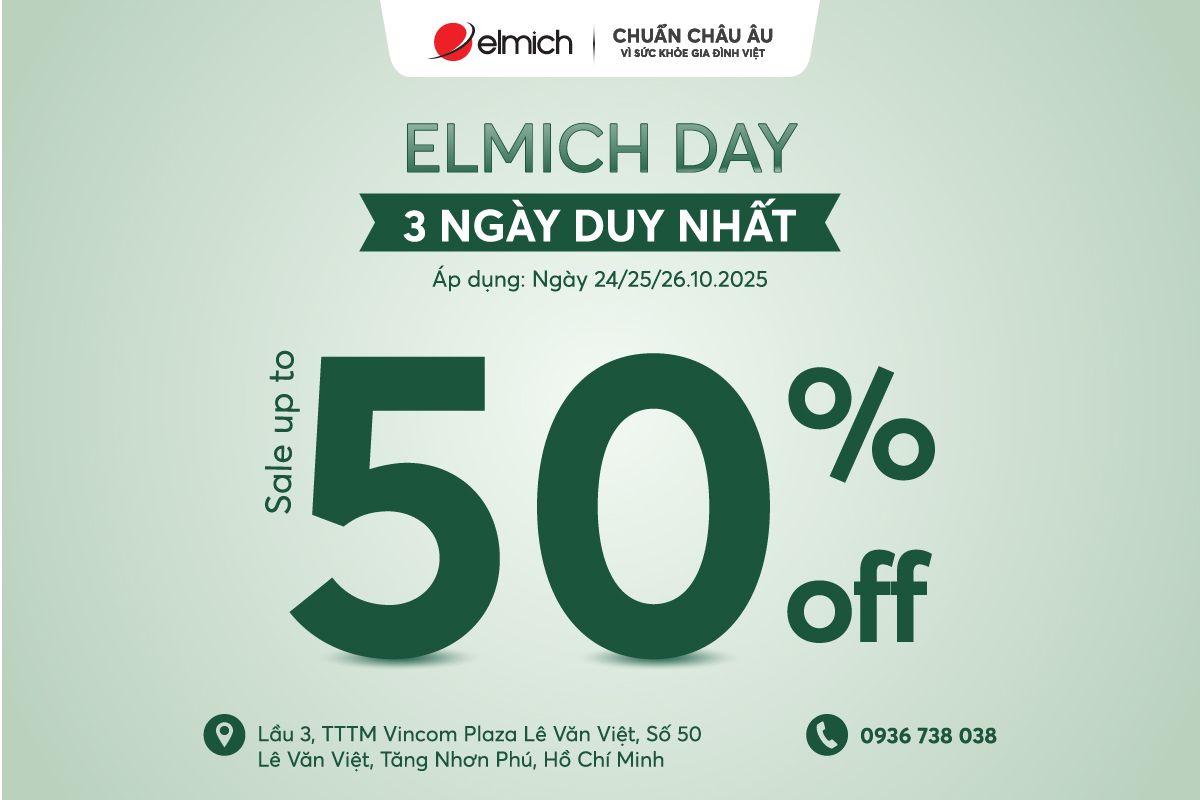 [ELMICH DAY] DUY NHẤT 3 NGÀY – SALE SỐC TOÀN BỘ SẢN PHẨM