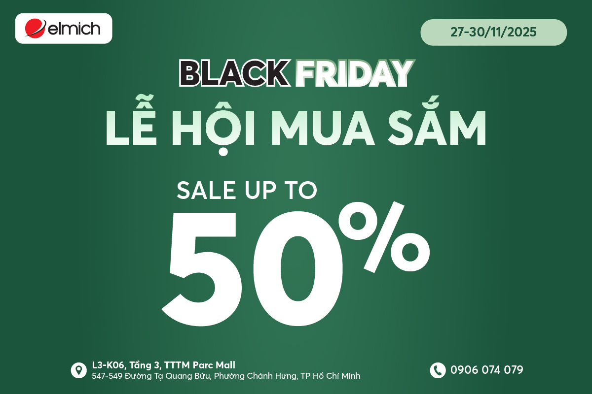[ELMICH x PARC MALL] LỄ HỘI MUA SẮM BLACK FRIDAY