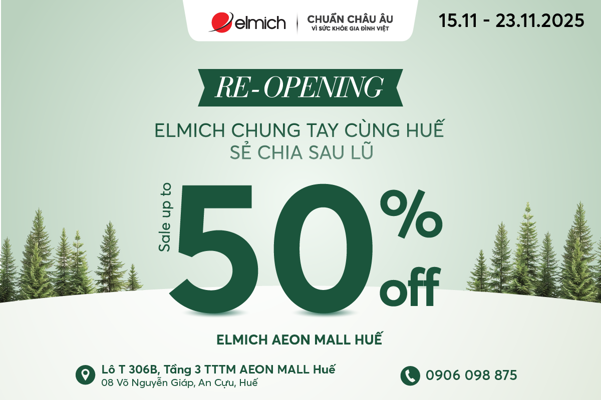 ELMICH CHUNG TAY CÙNG HUẾ – SẺ CHIA SAU LŨ, TRI ÂN KHÁCH HÀNG