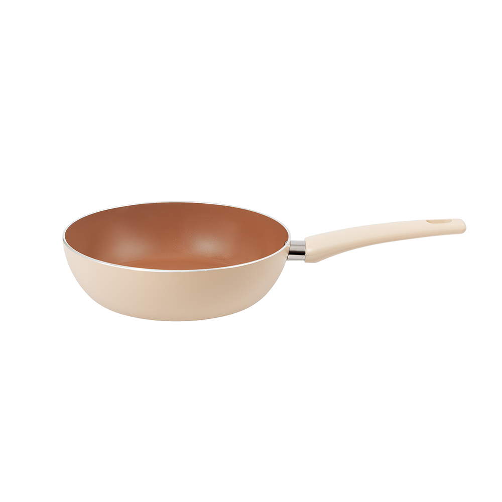 Chảo chống dính Ceramic Elmich Mocha EL5991MC24 Size 24cm