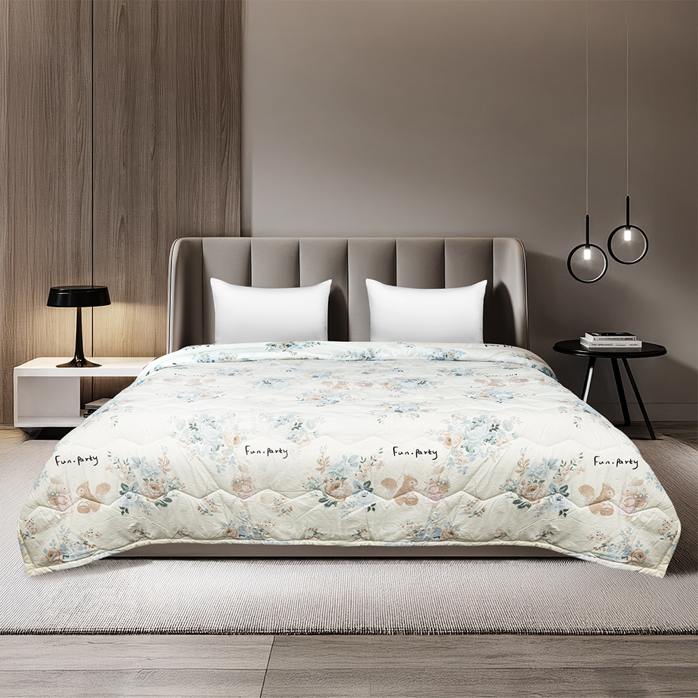 Chăn đông cao cấp họa tiết in hoa Elmich kích thước 200x220cm EL70348