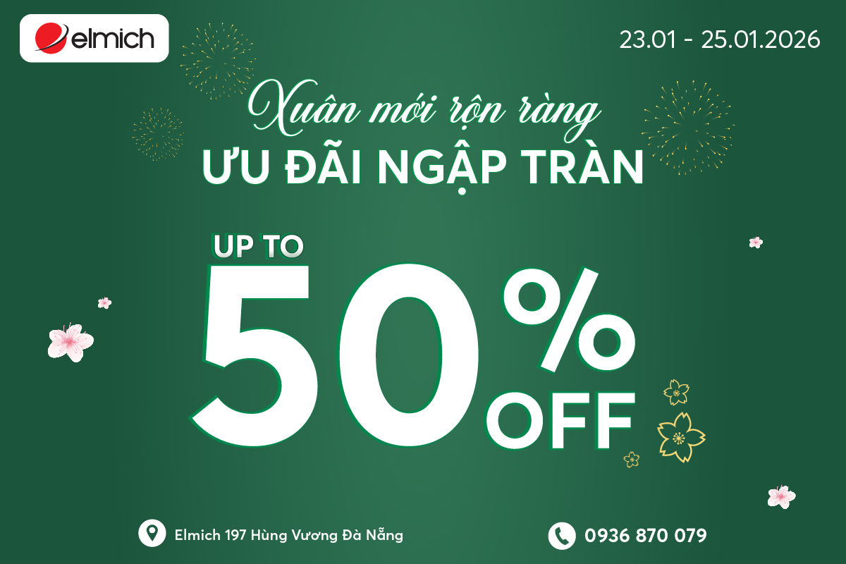 [ELMICH HÙNG VƯƠNG, ĐÀ NẴNG] XUÂN MỚI RỘN RÀNG – NGẬP TRÀN ƯU ĐÃI