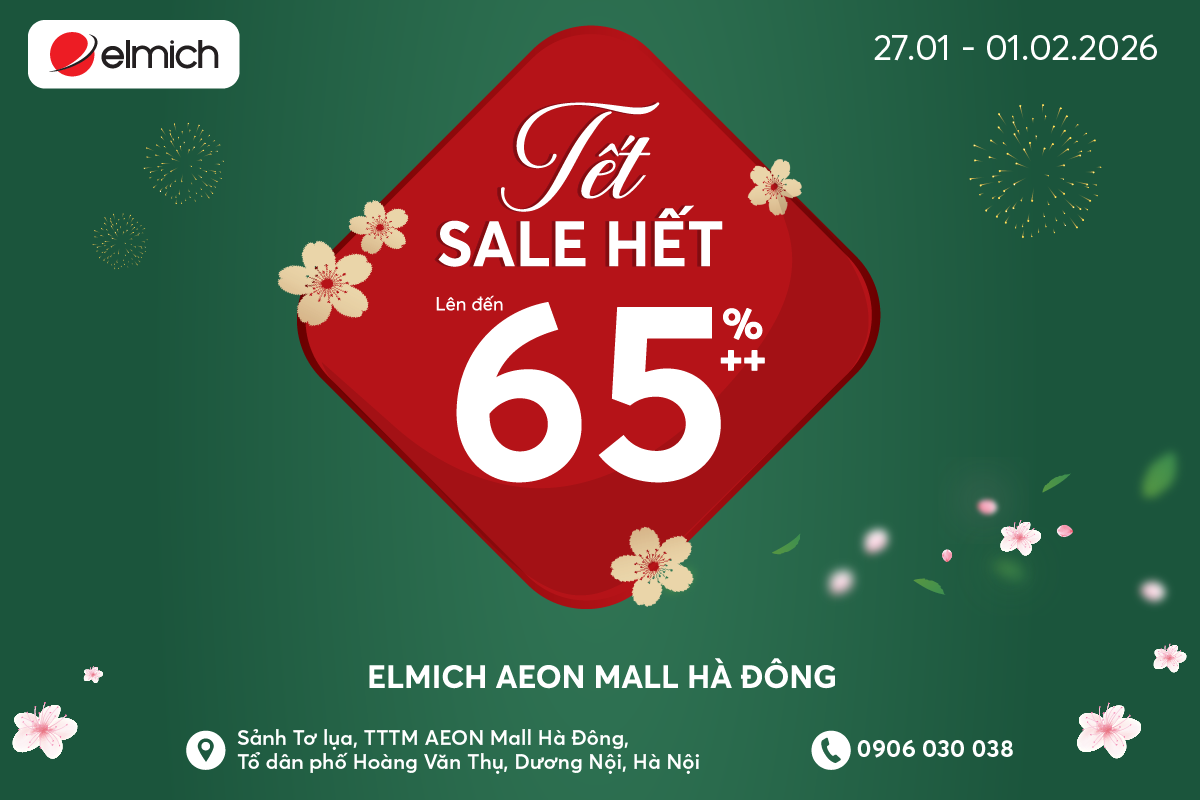 [ELMICH x AEON MALL HÀ ĐÔNG] SẮM TẾT ĐỦ ĐẦY – LỄ HỘI MUA SẮM CUỐI NĂM, QUÀ TẶNG TRAO NGAY!