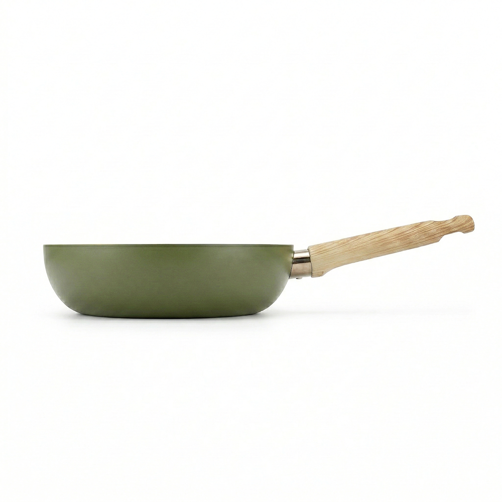 Chảo nhôm sâu chống dính đáy từ 24cm Elmich Olive Classic EL-5978OV24