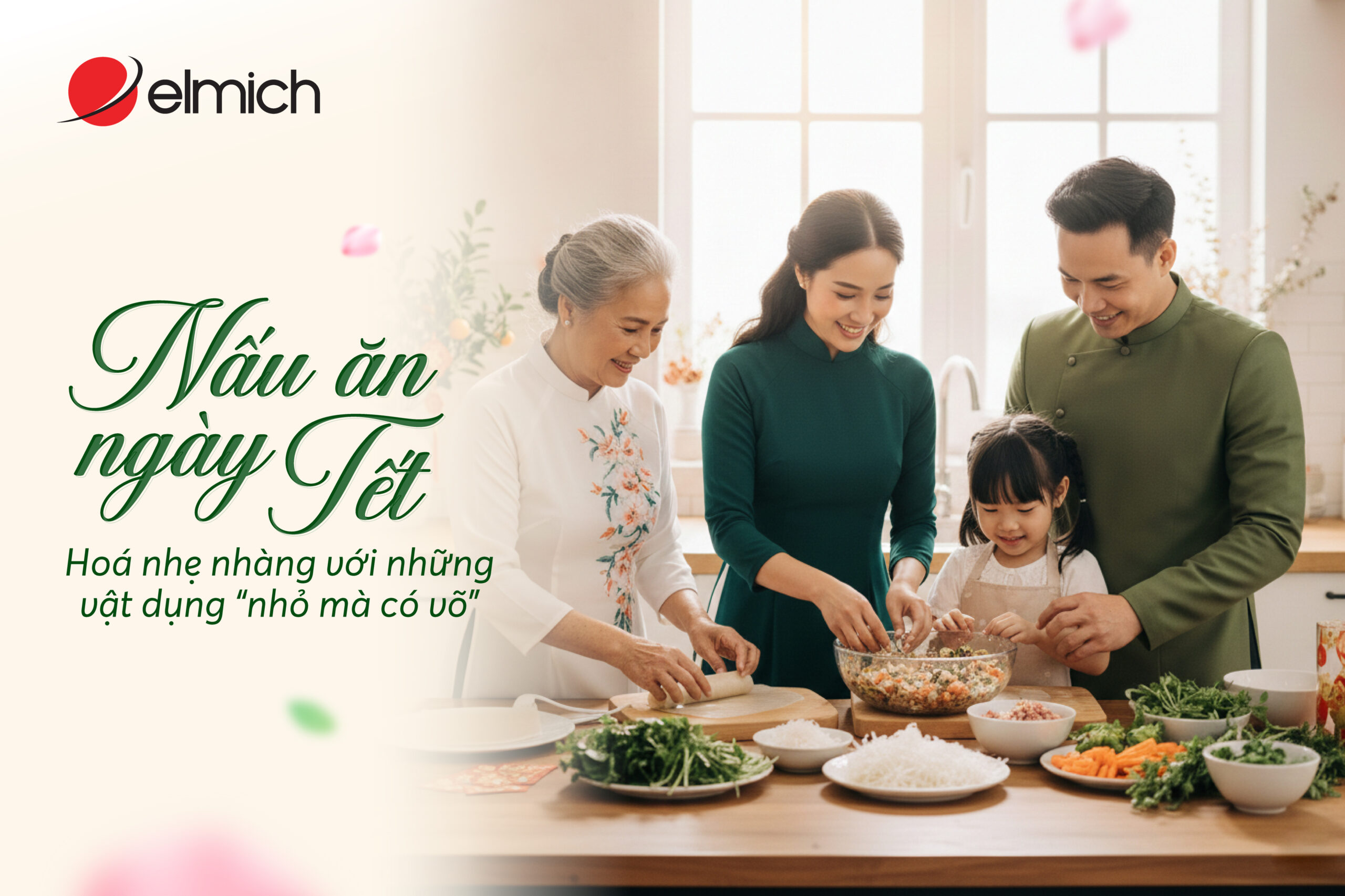 Nấu ăn ngày Tết hóa nhẹ nhàng – với những vật dụng “nhỏ mà có võ”