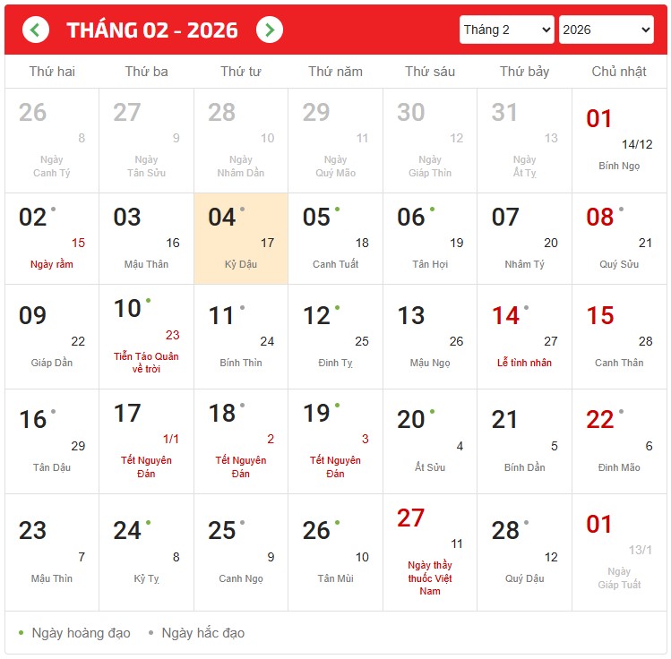 Thang 2 2026