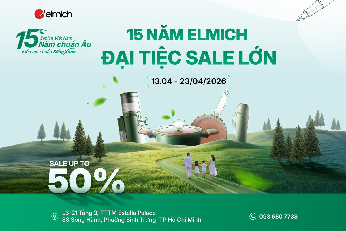 [ELMICH x ESTELLA PLACE] ĐẠI TIỆC SALE LỚN – KỶ NIỆM 15 NĂM!