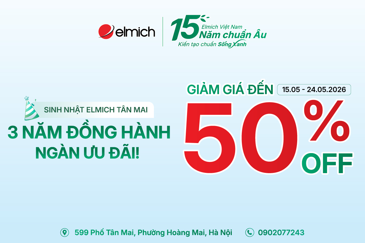 [ELMICH TÂN MAI] 3 NĂM ĐỒNG HÀNH – HÀNG NGÀN ƯU ĐÃI!