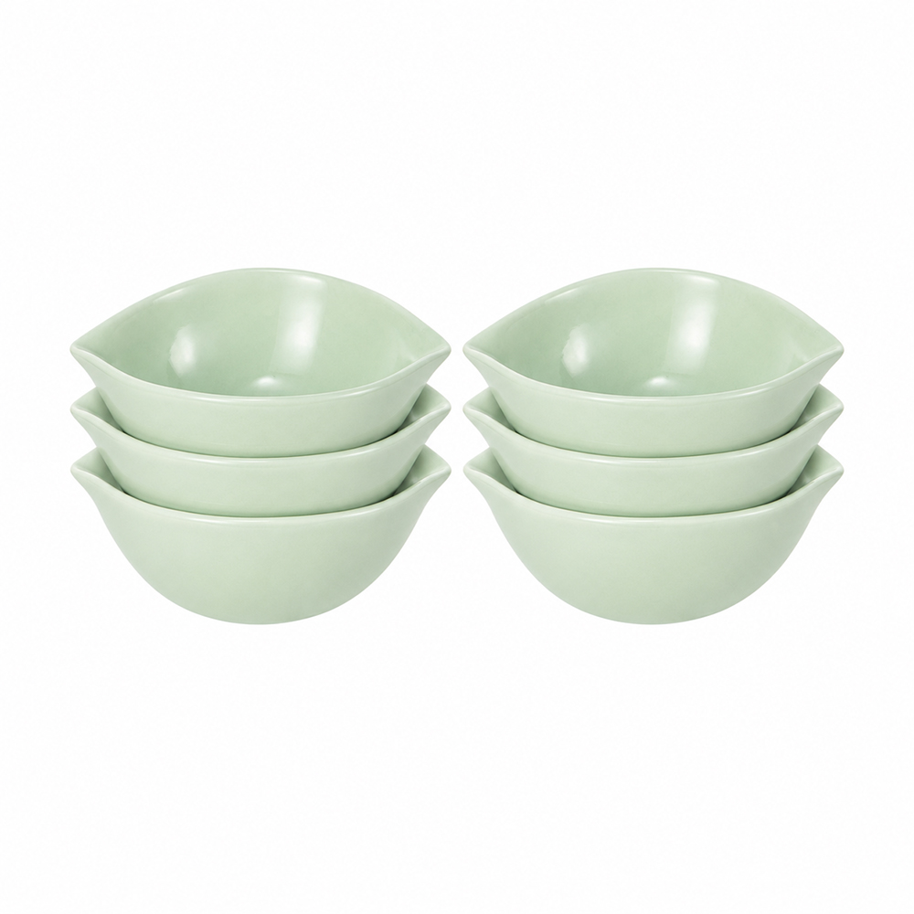 Bộ 6 bát nước chấm Porcelain Elmich Plus 2324097 dung tích 150ml