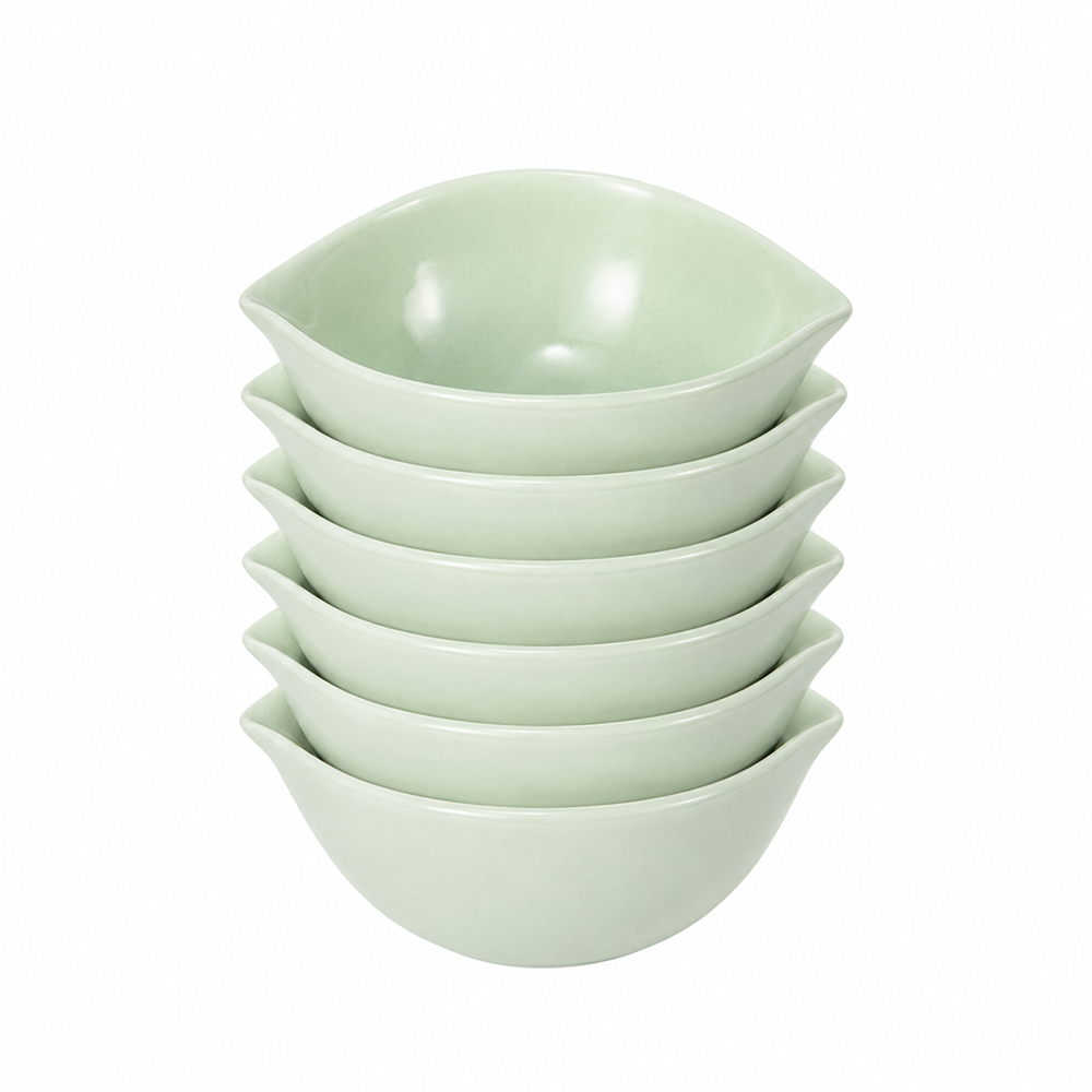 Bộ 6 bát nước chấm Porcelain Elmich Plus 2324097 dung tích 150ml